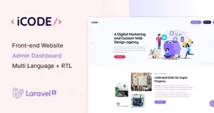 iCode - Multipurpose Website CMS & Creative Agency Management System