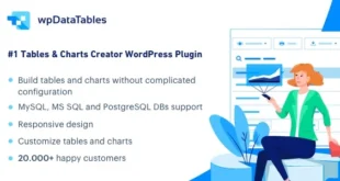 wpDataTables - Tables and Charts Manager for WordPress