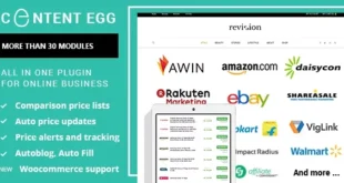 Content Egg - all in one plugin for Affiliate, Price Comparison, Deal sites