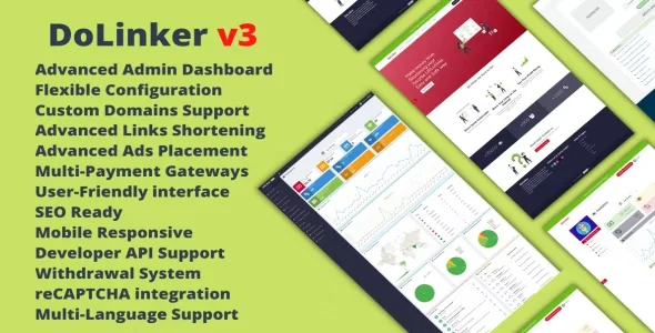 DoLinker - Ultimate URL Shortener Platform (SaaS).