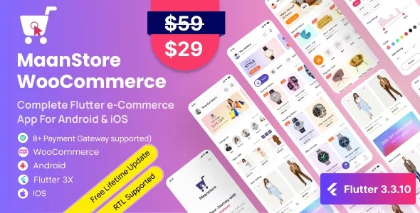 MaanStore - Flutter eCommerce Full App ( Android & iOS )